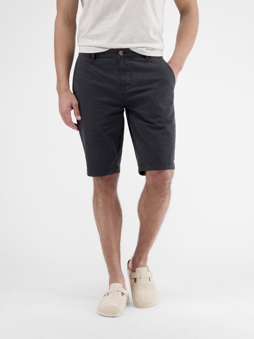 LERROS Bermudas Herren Baumwolle blau, 36