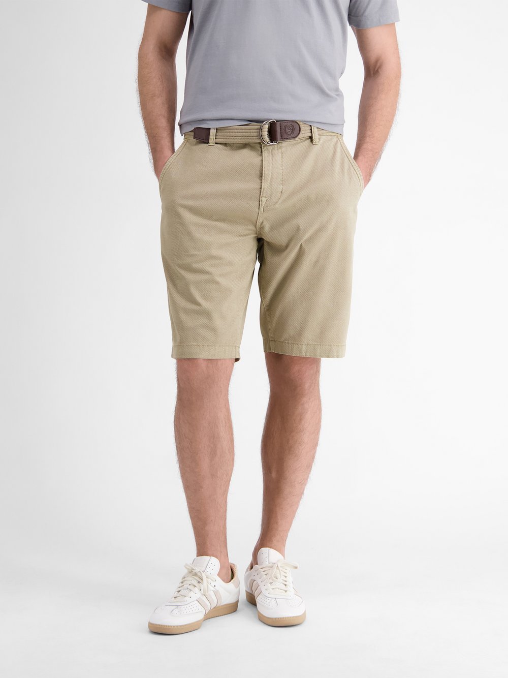 LERROS Bermudas Herren Baumwolle beige, 38