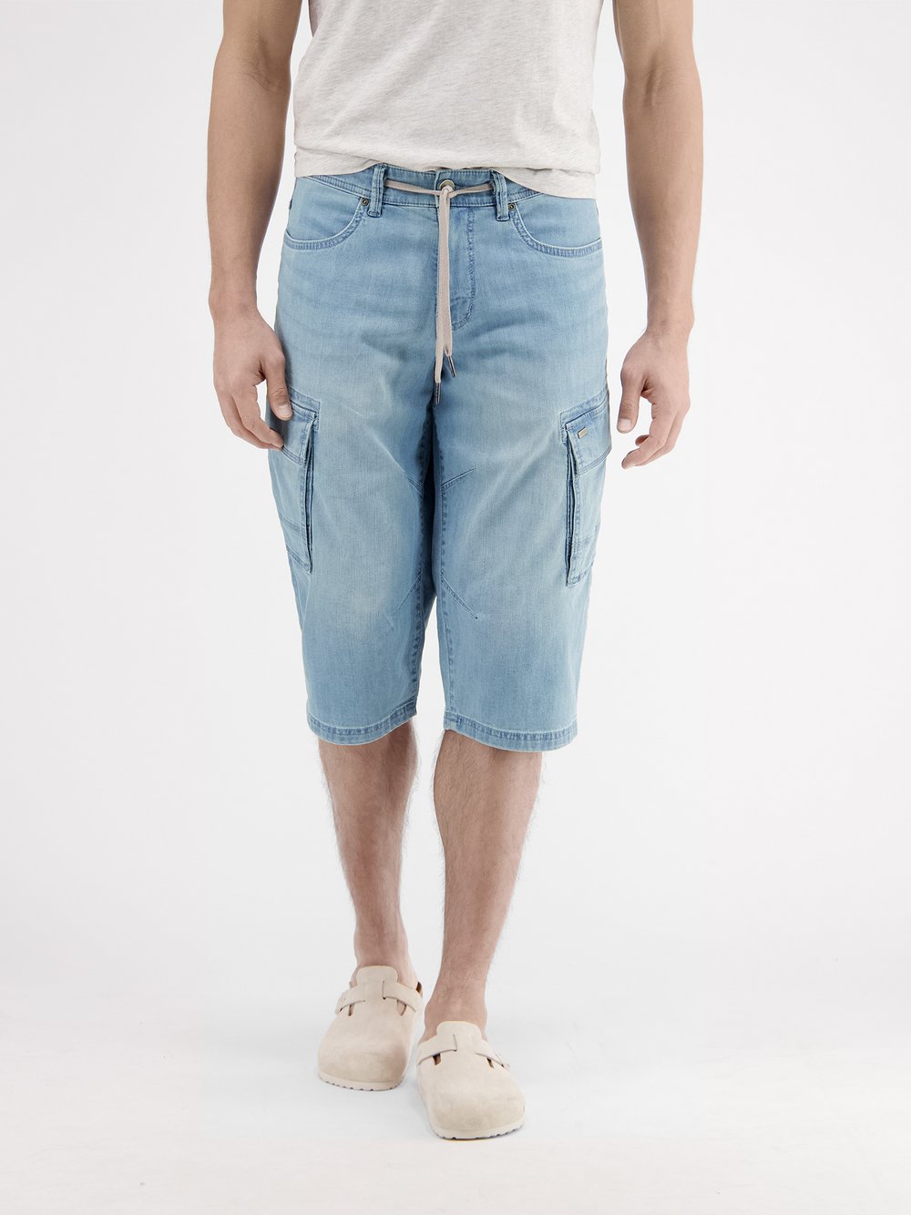 LERROS Bermudas Herren Baumwolle blau, 38
