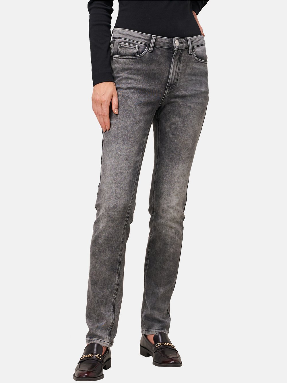 zero Jeans Damen grau, 40