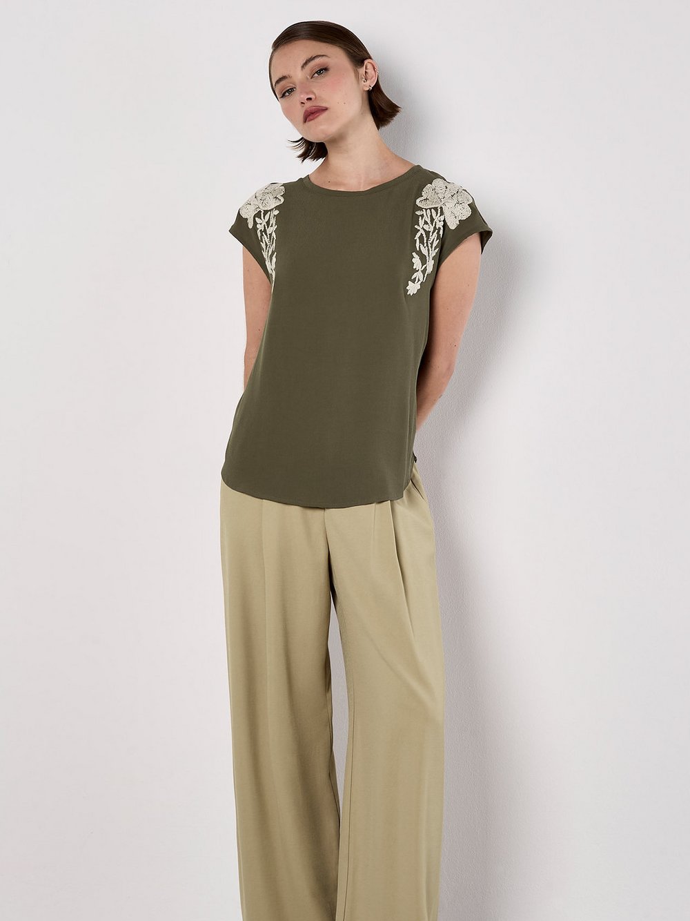 Apricot Top Damen Viskose grün, 36