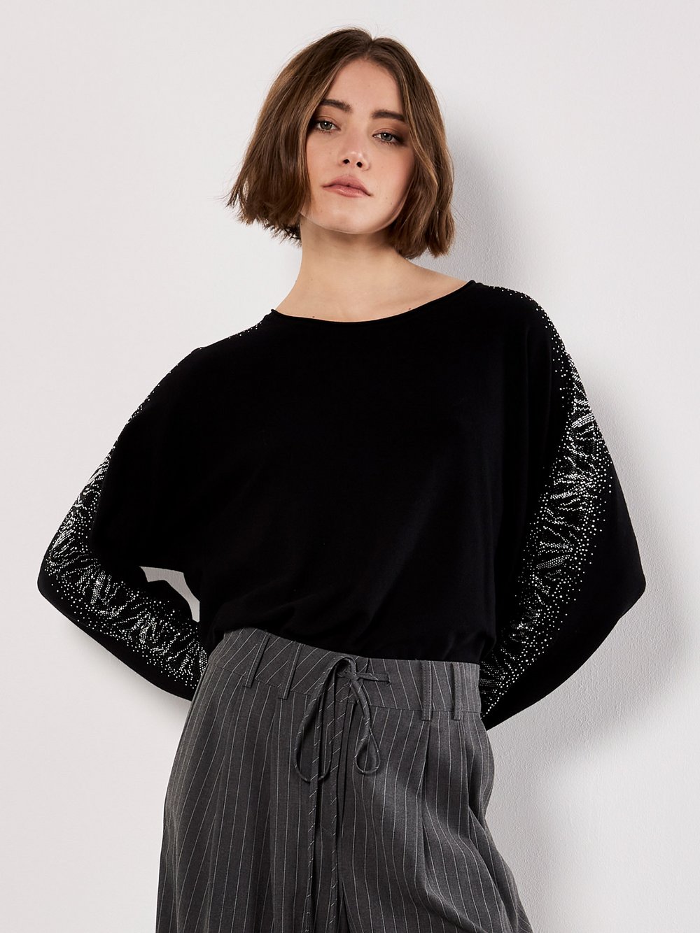 Thumbnail - Apricot Pullover Damen Viskose schwarz, 38