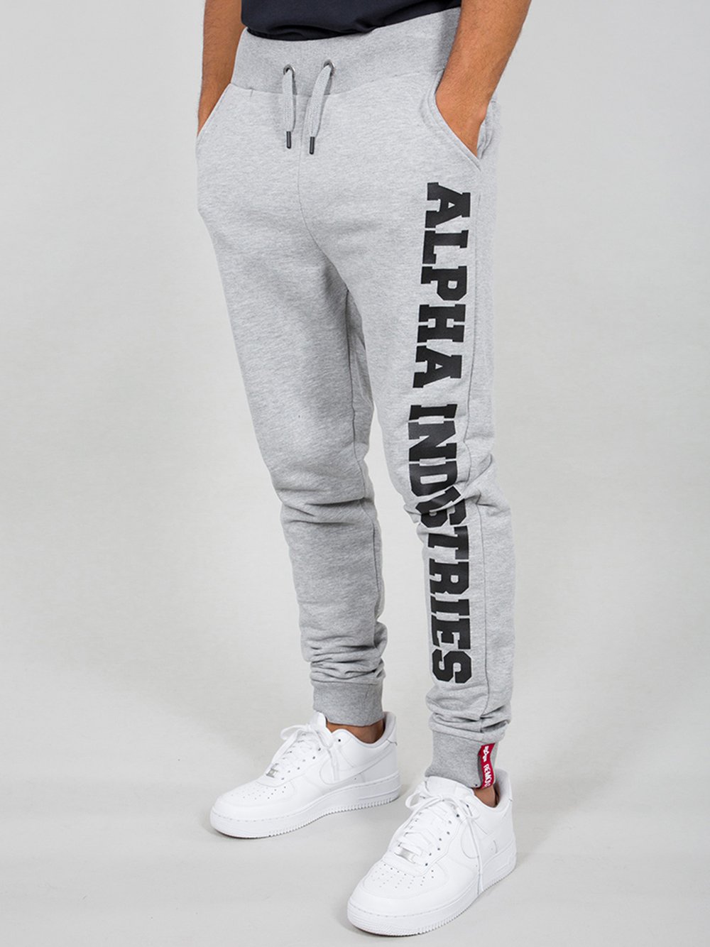 Thumbnail - Alpha Industries Jogginghose Herren Baumwolle grau meliert, 4XL
