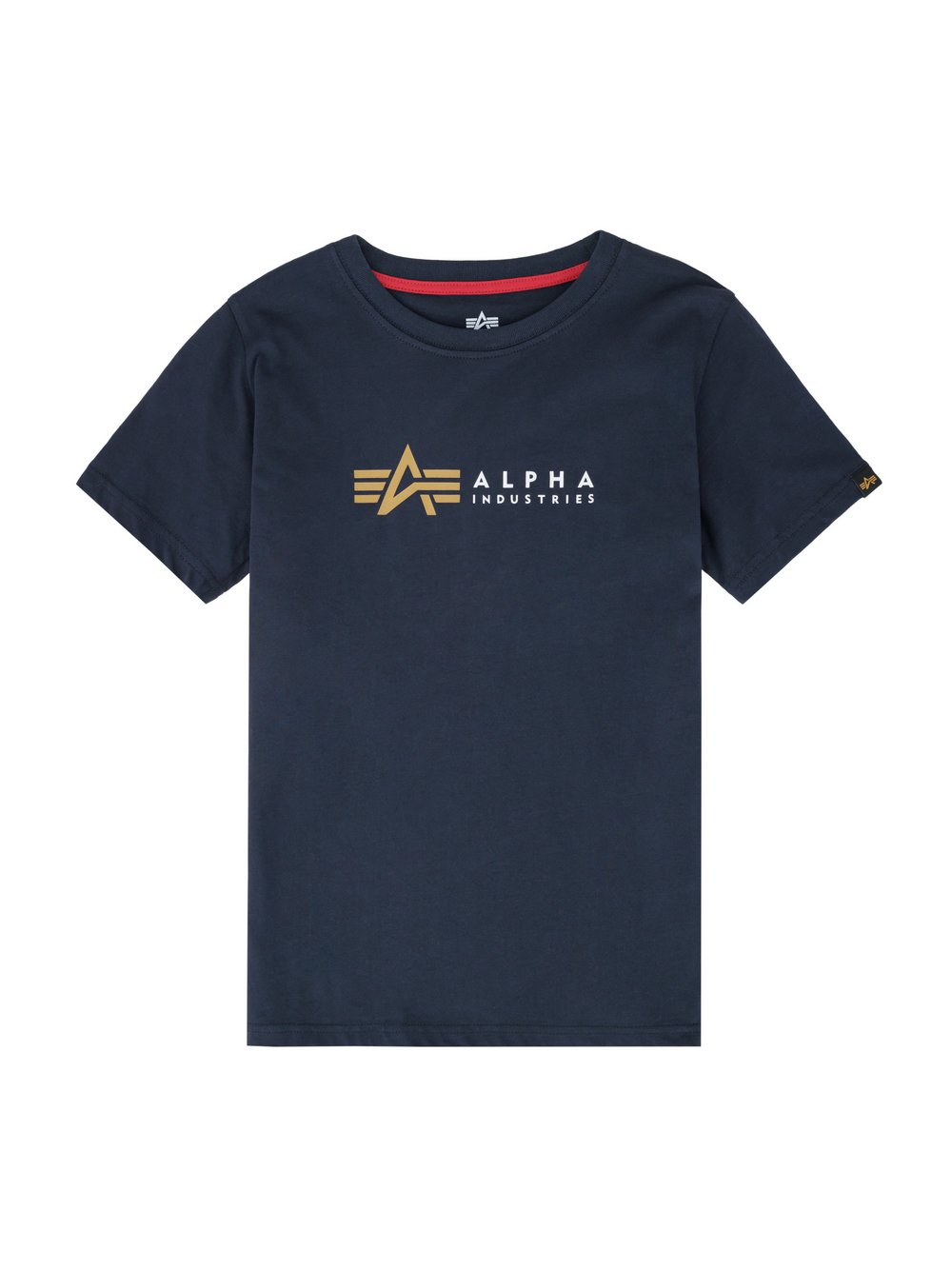 Alpha Industries T-Shirt Kinder Baumwolle blau, 10