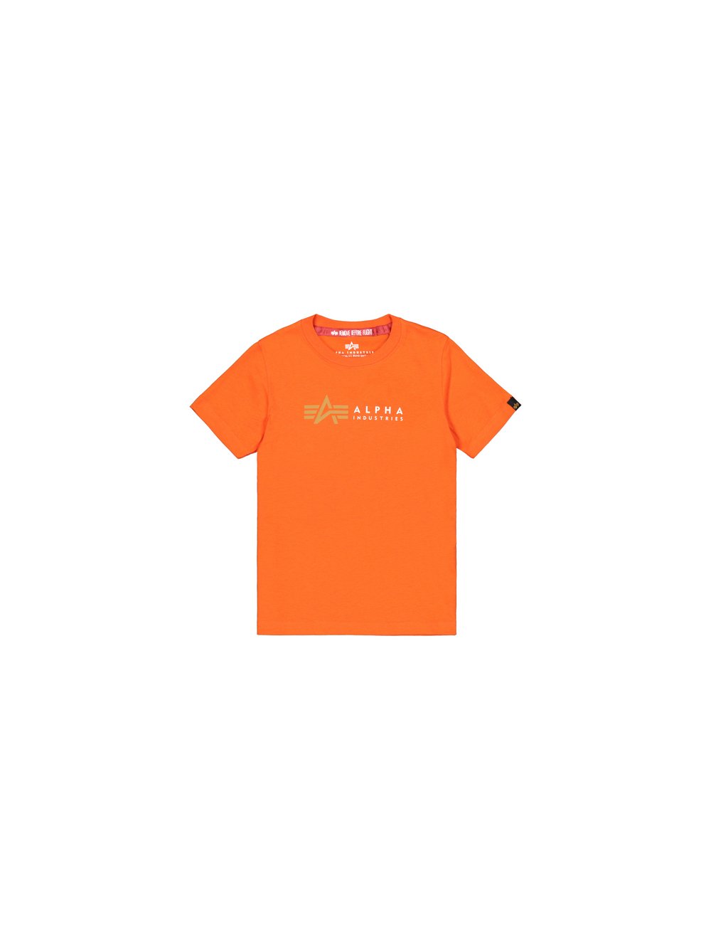 Alpha Industries T-Shirt Kinder Baumwolle orange, 16