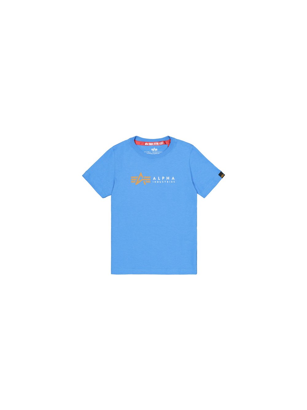 Thumbnail - Alpha Industries T-Shirt Kinder Baumwolle blau, 16