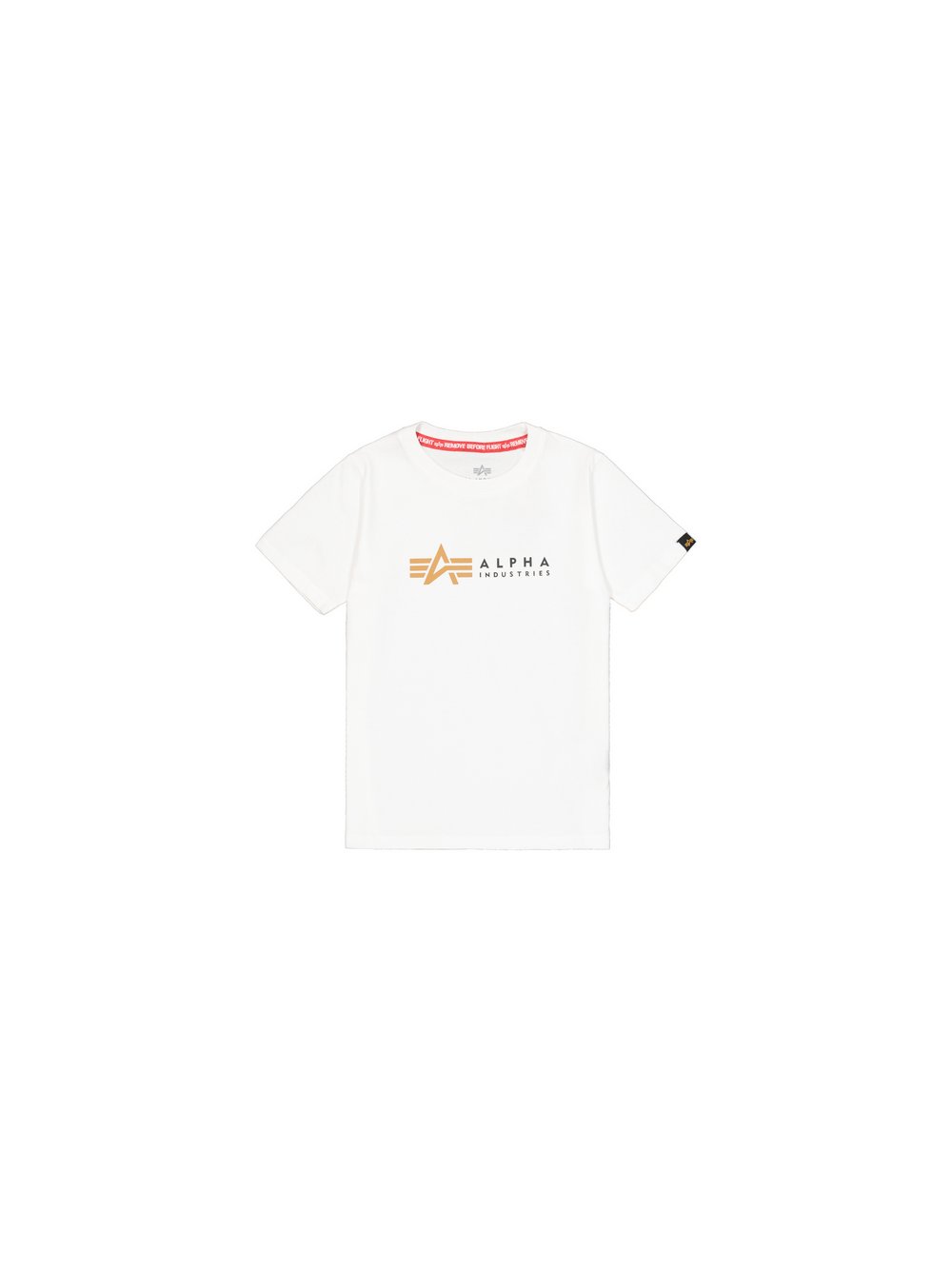 Alpha Industries T-Shirt Kinder Baumwolle weiß, 10