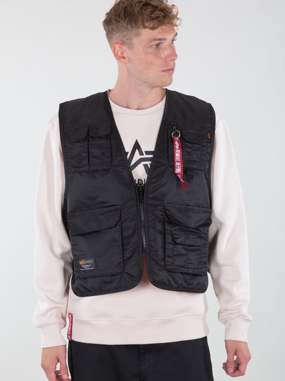 Thumbnail - Alpha Industries Weste Herren Polyamid schwarz, L/XL