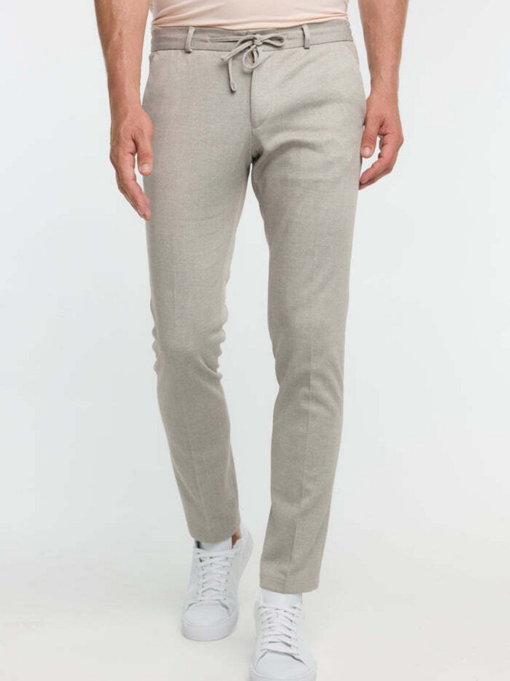 Thumbnail - Zuitable Baukasten-Hose Herren Jersey beige, 110
