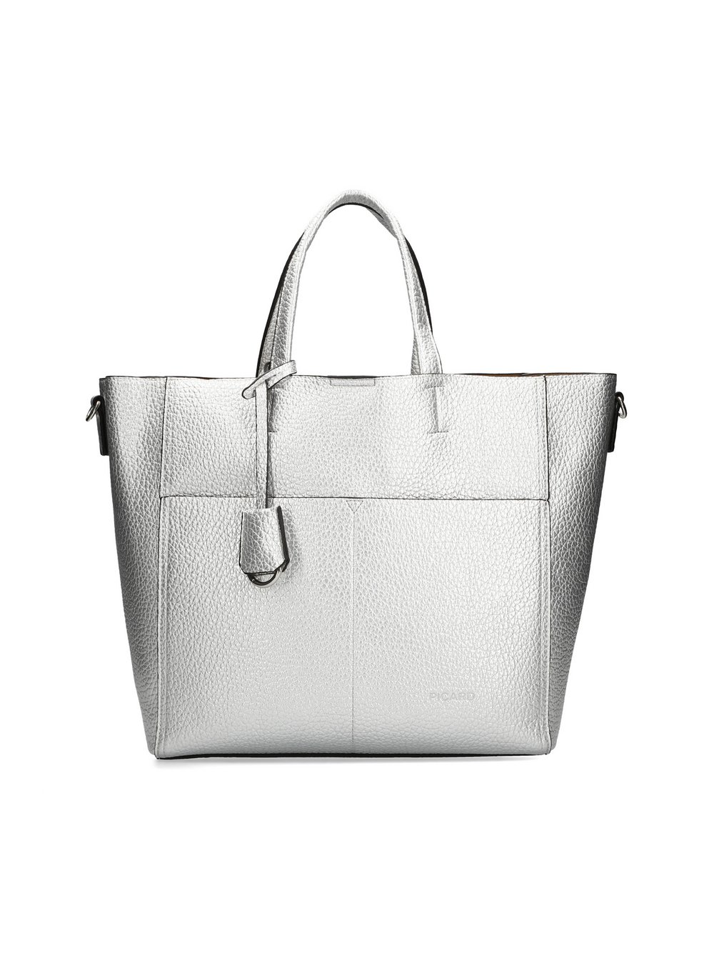 PICARD Shopper Damen Kunstleder silber strukturiert, ONE SIZE