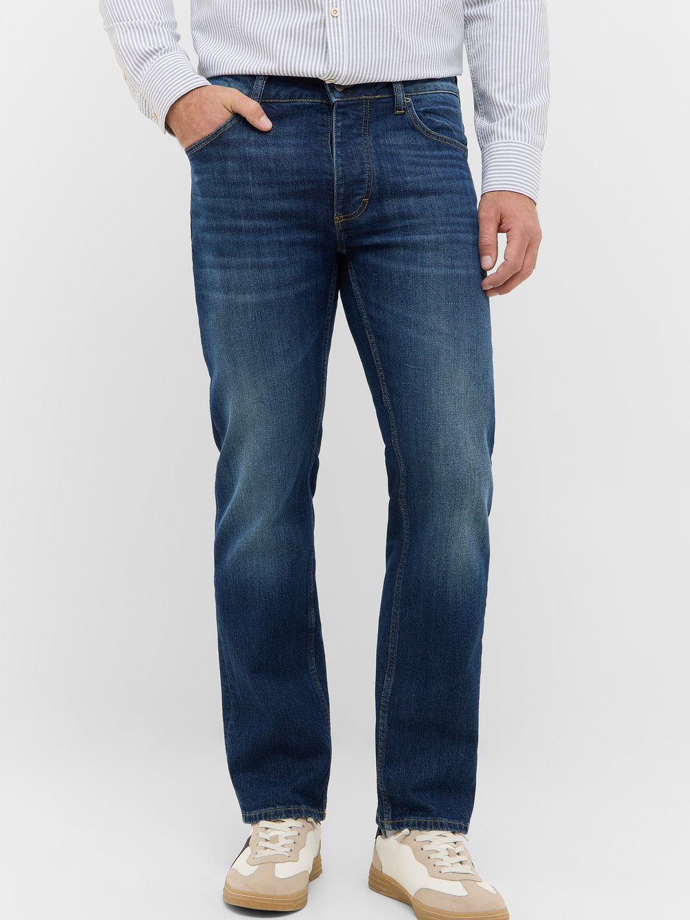 Mustang Jeans Herren Baumwolle blau, 32-30