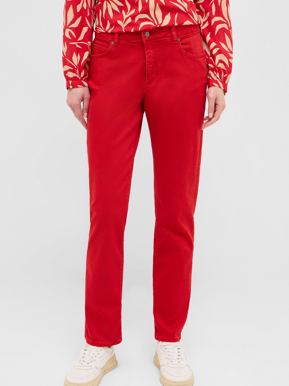 Mustang Jeans Damen Baumwolle rot, 30-30