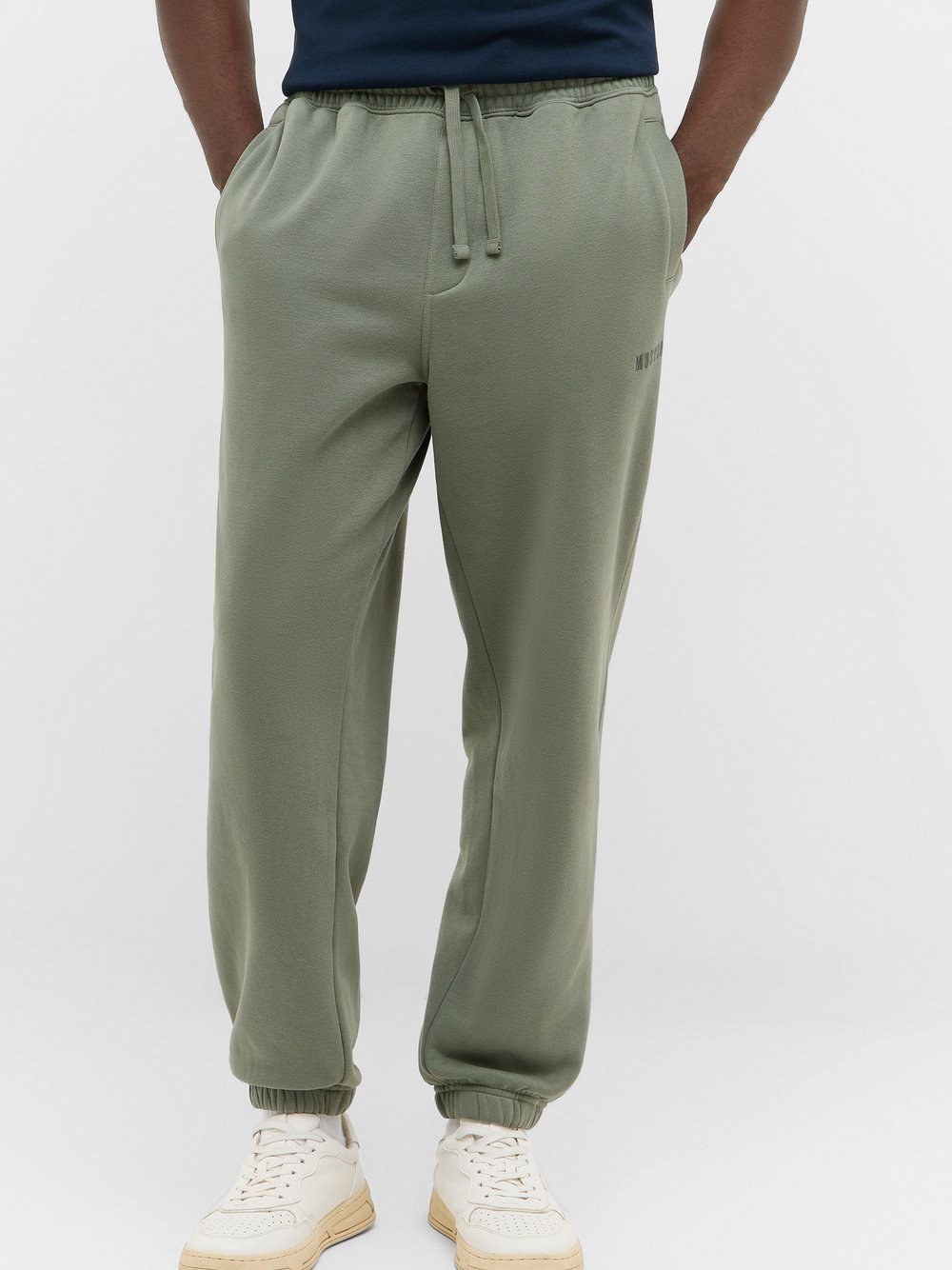 Thumbnail - Mustang Jogginghose Herren Baumwolle grün, XL