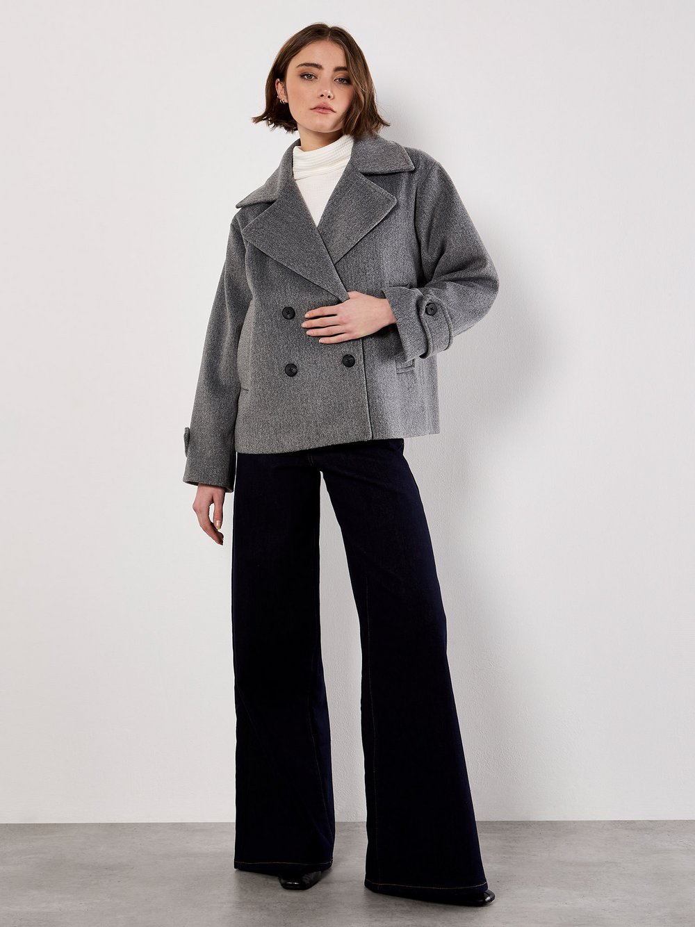 Apricot Jacke Damen grau, 38