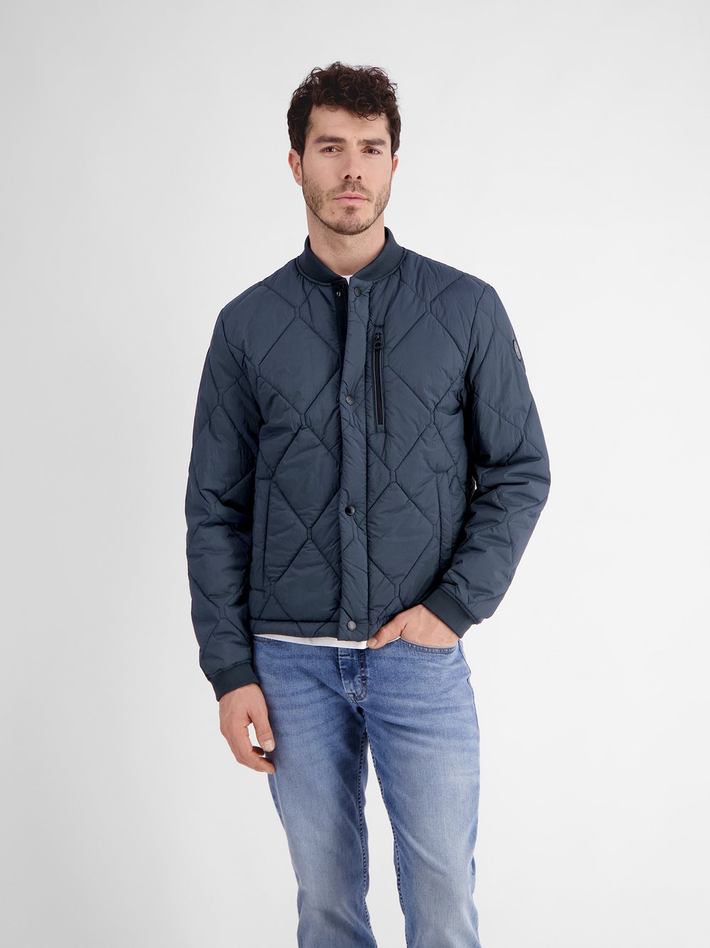 Thumbnail - LERROS Steppjacke Herren Polyamid blau, L