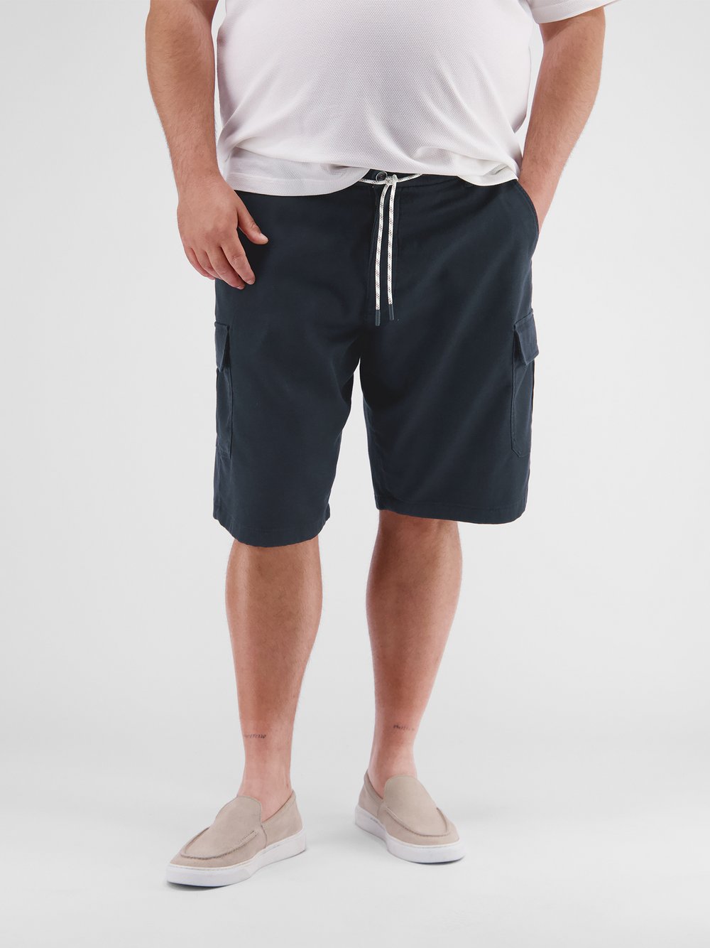LERROS Jogg-Bermudas Herren Lyocell blau, 42