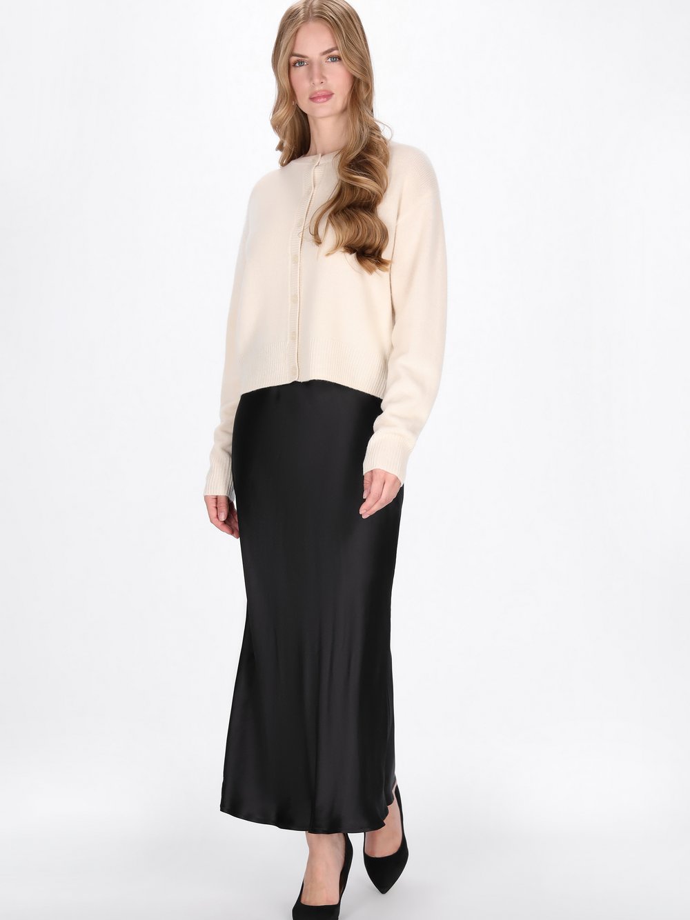 Dreimaster Strickjacke Damen Wolle beige, XL/XXL