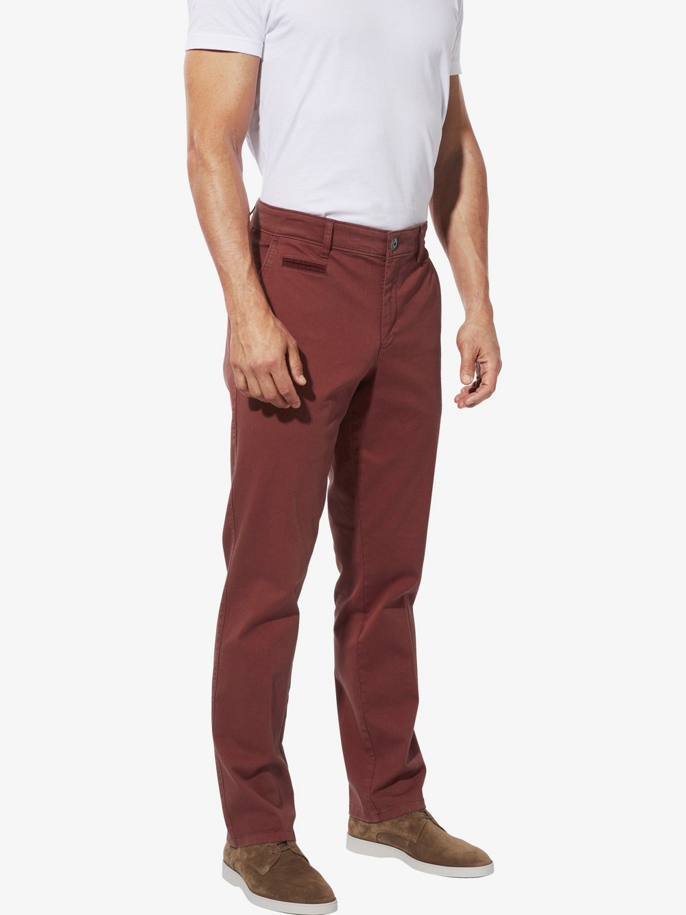 Thumbnail - BABISTA Chino Herren Baumwolle rot, 50-32