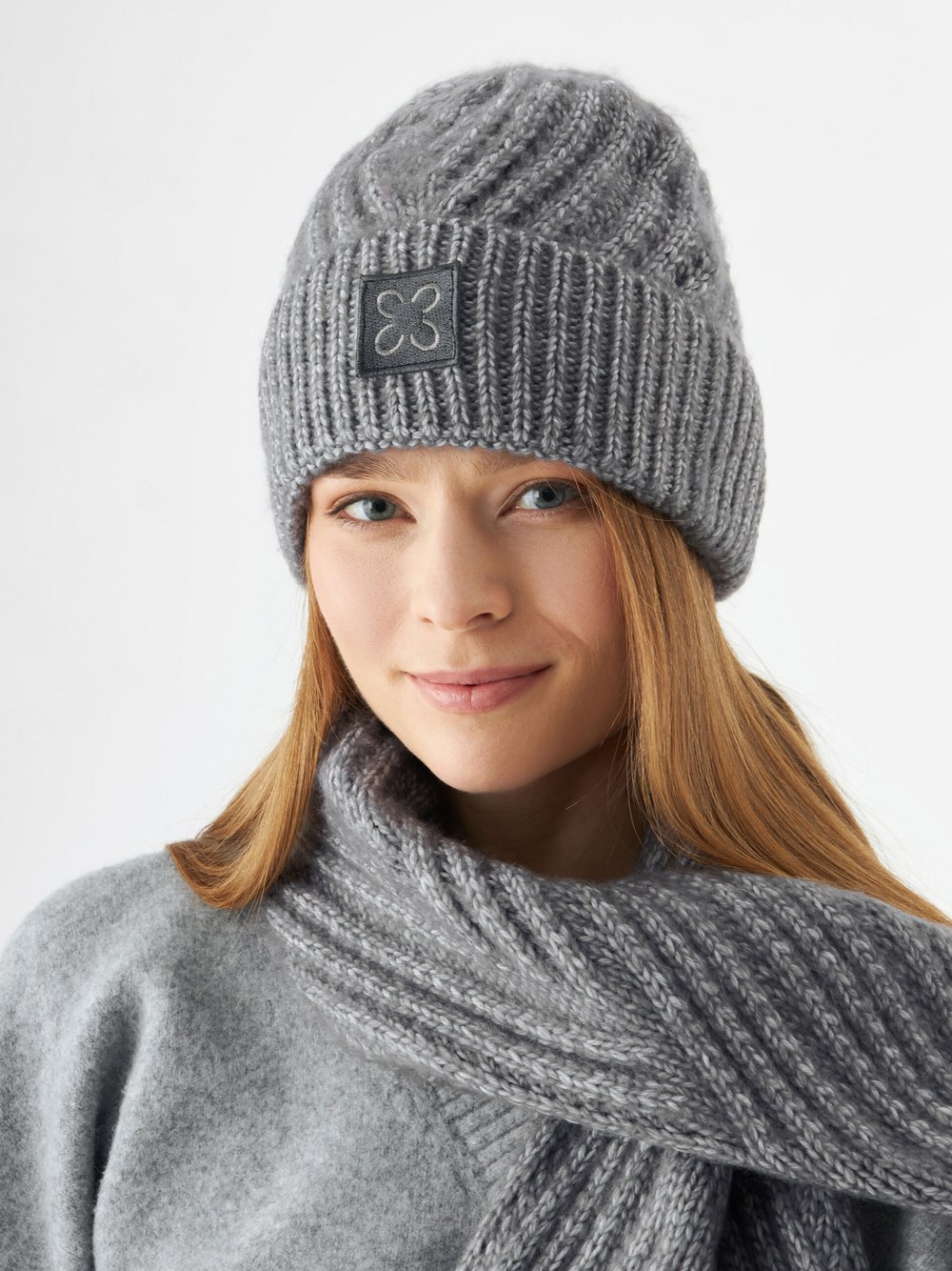 Thumbnail - Codello Mütze Damen grau, ONE SIZE