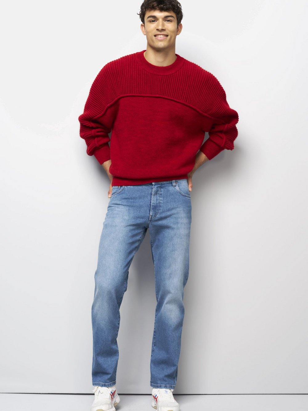 MEYER Jeanshose Herren Baumwolle blau, 32-30