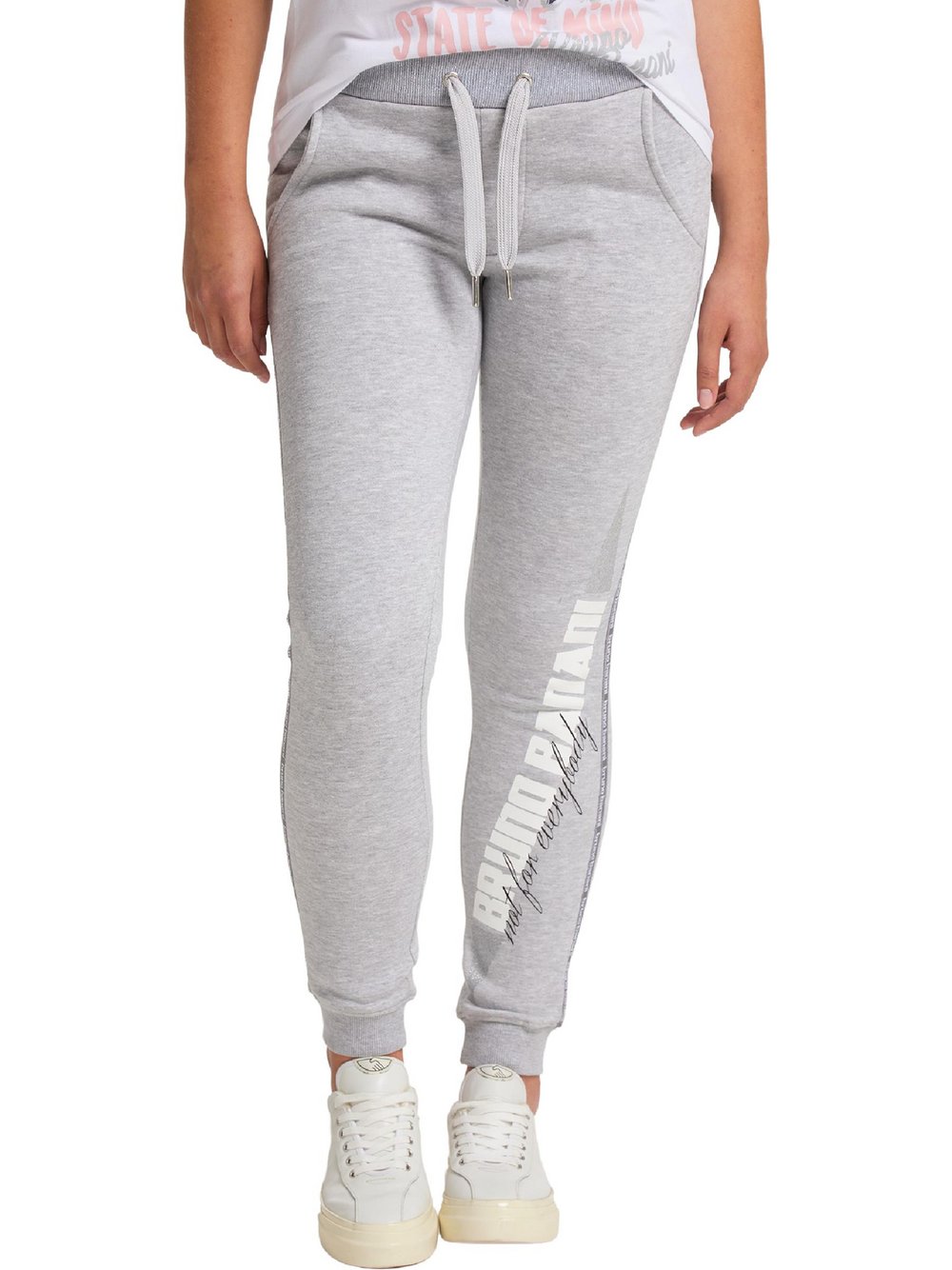 Bruno Banani Jogginghose  Damen Baumwolle mehrfarbig bedruckt, M