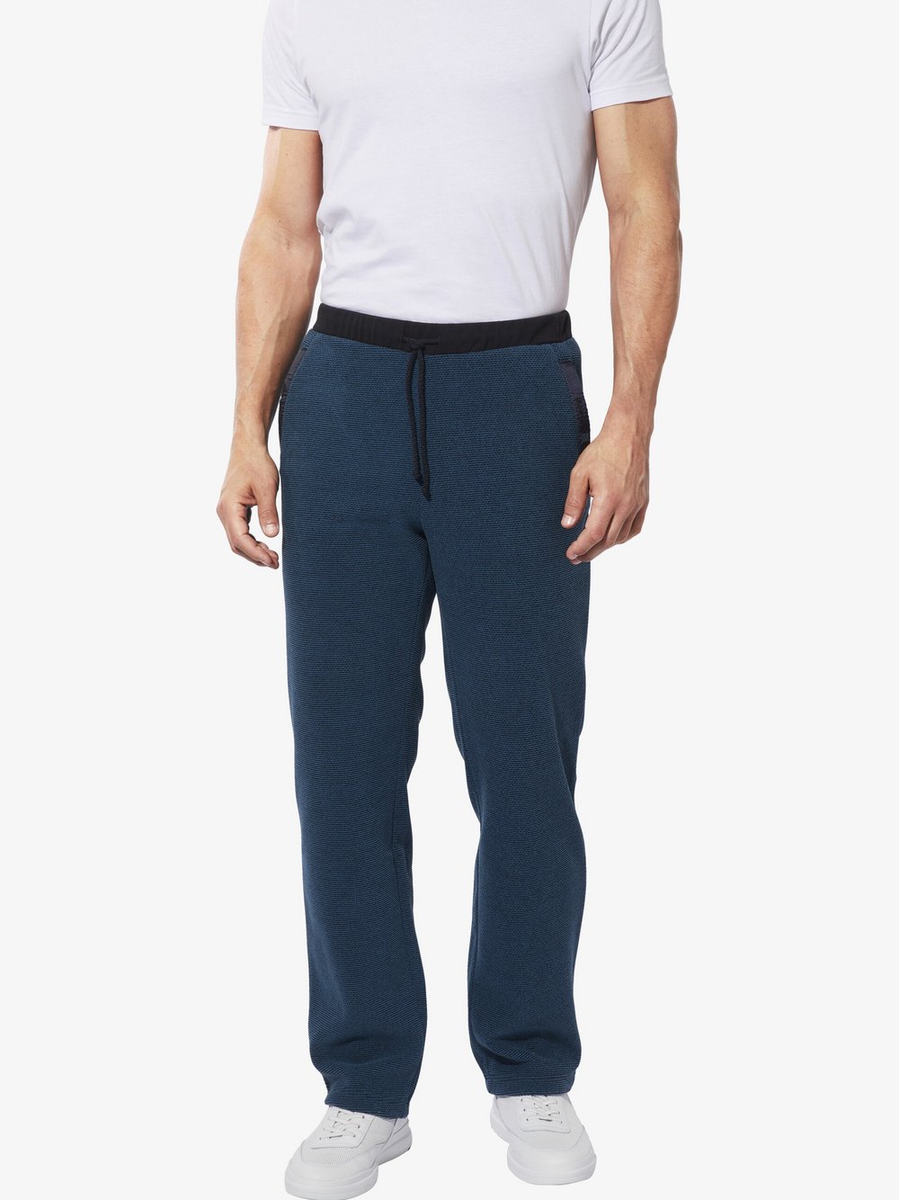 Thumbnail - BABISTA Fleecehose Herren blau gemustert, L