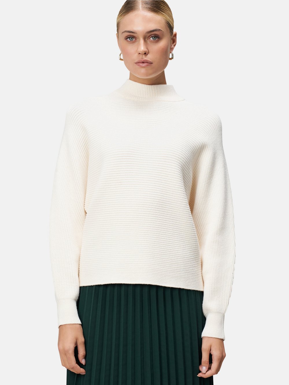 zero Pullover Damen Viskose weiß, L