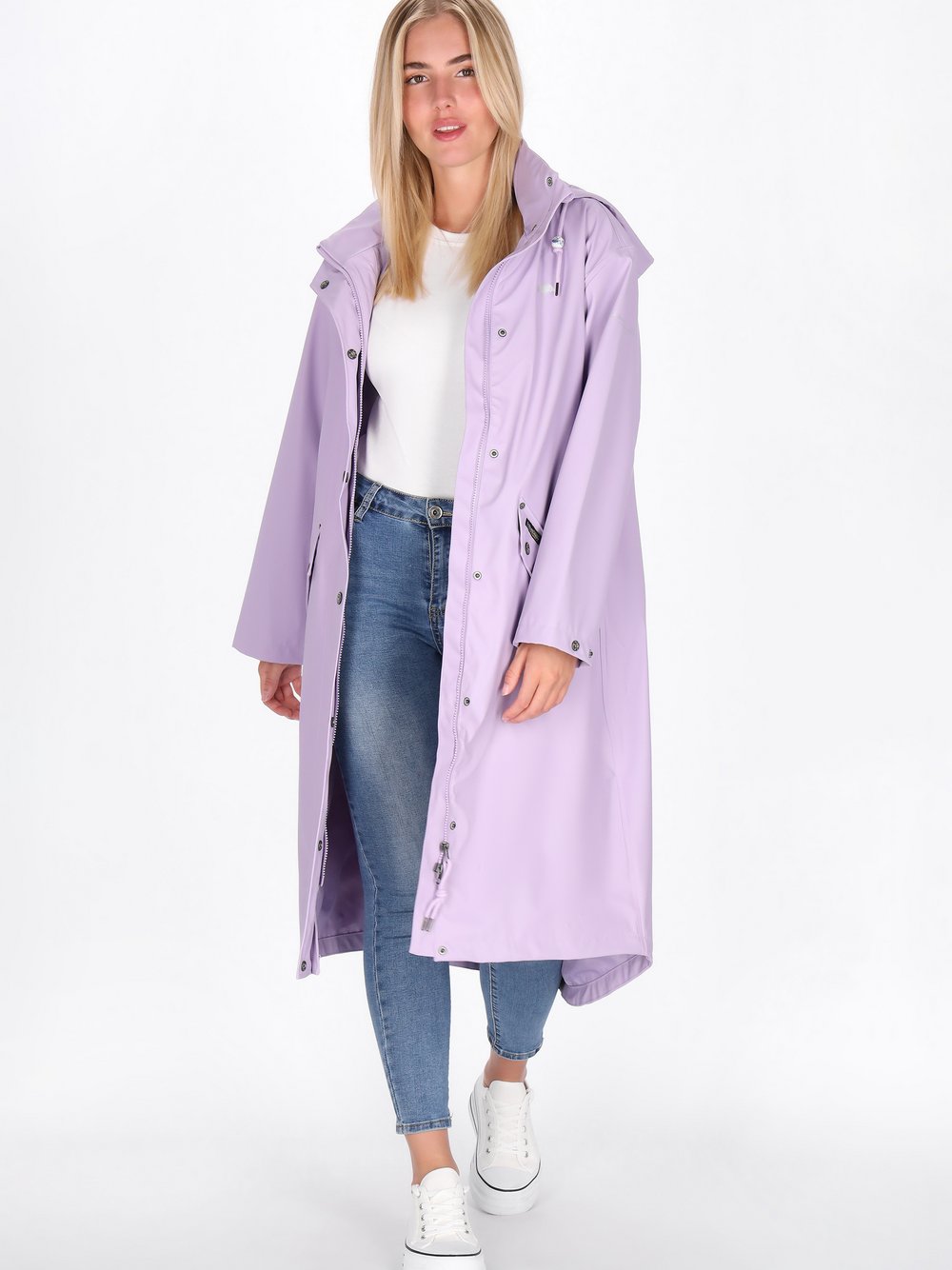 Schmuddelwedda Mantel Damen lila, S