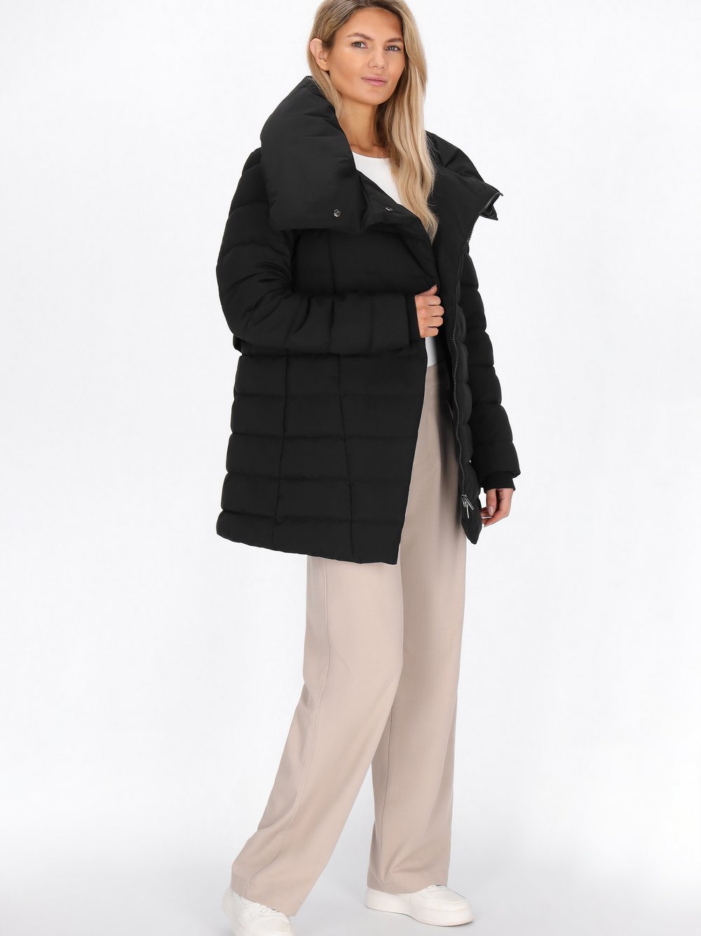 Usha Mantel Damen schwarz, XL