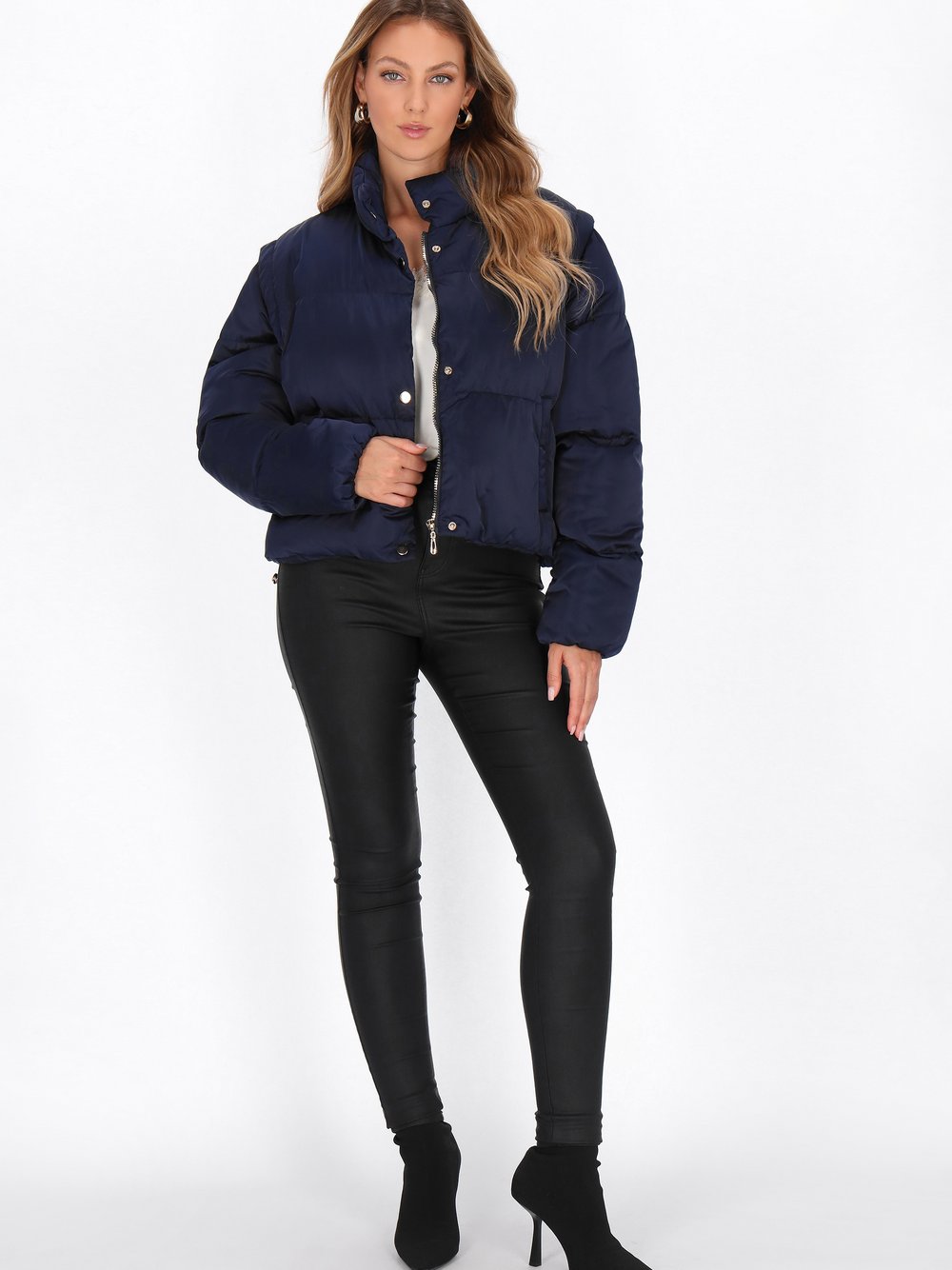 Faina Jacke Damen blau, M