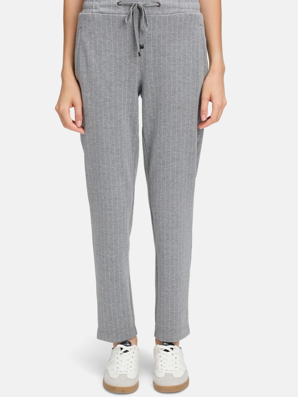 Betty & Co Stretch-Hose Damen grau gestreift, 44
