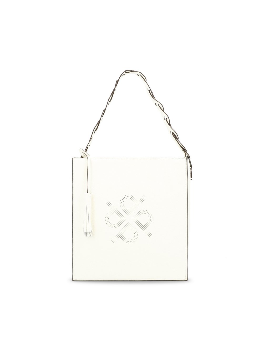 PICARD Schultertasche Damen Leder weiß strukturiert, ONE SIZE