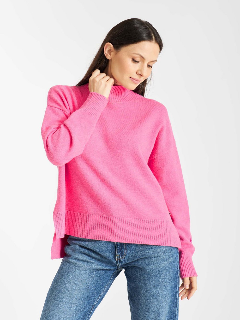 Frieda & Freddies Strickpullover Damen Viskose pink, 34