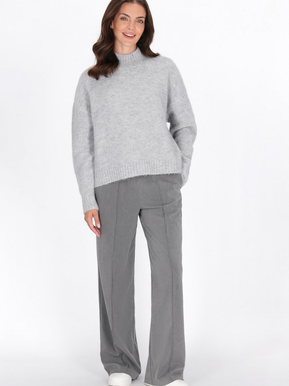 Usha Pullover Damen grau, XL/XXL