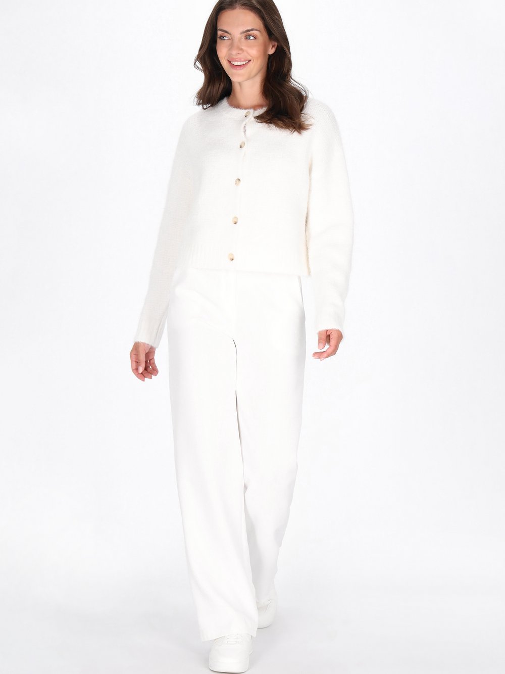 Usha Strickjacke Damen weiß, XL/XXL