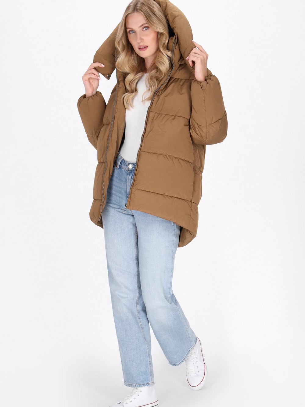 Dreimaster Jacke Damen braun, S