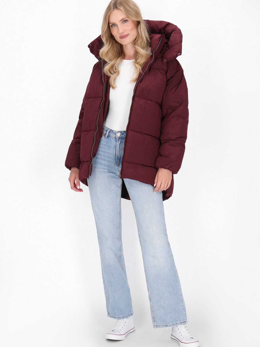 Dreimaster Jacke Damen rot, M