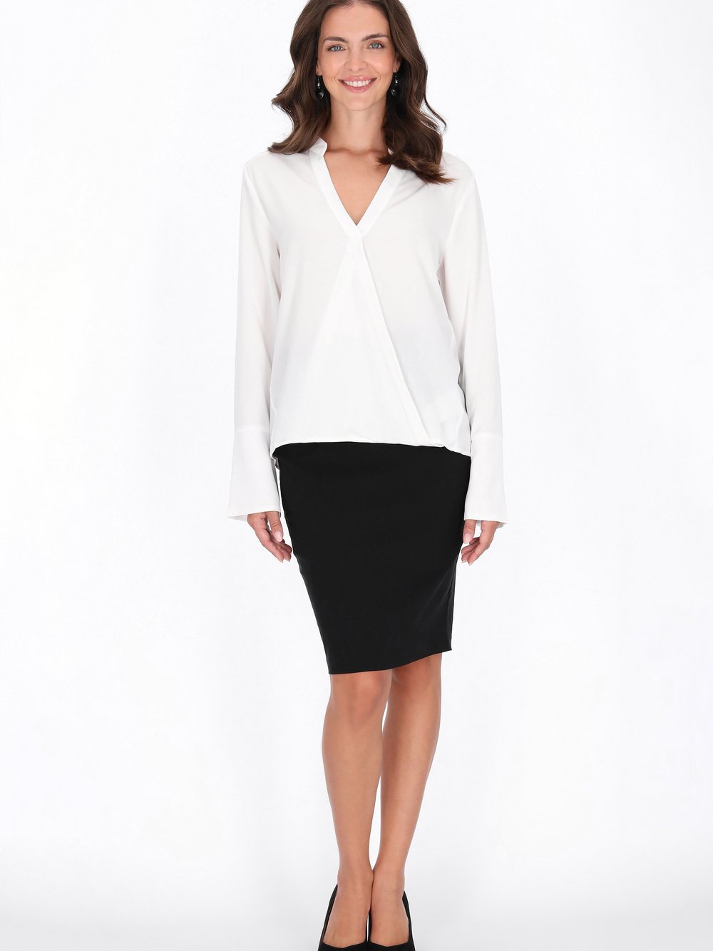 Usha Bluse Damen weiß, XXL