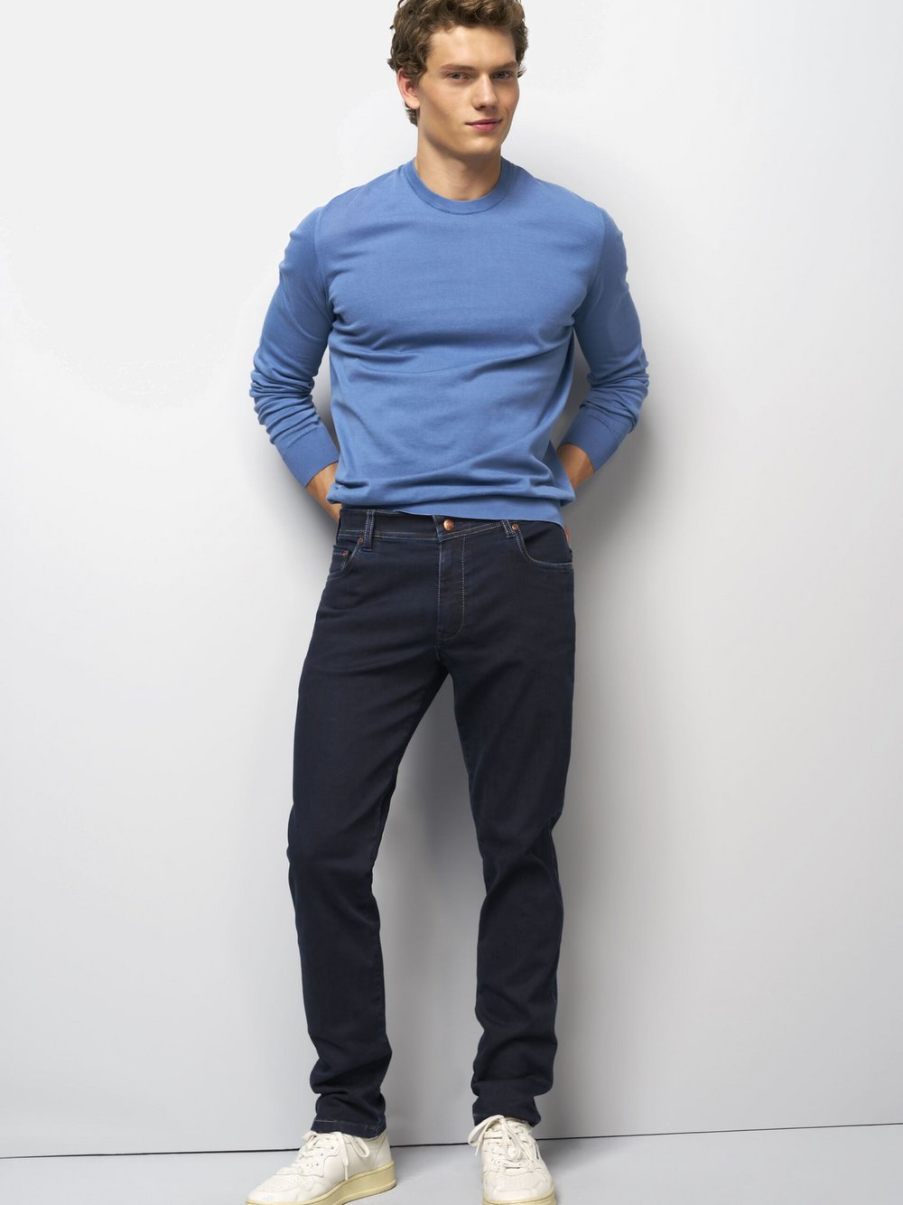 MEYER Jeanshose Herren Baumwolle blau, 31-34