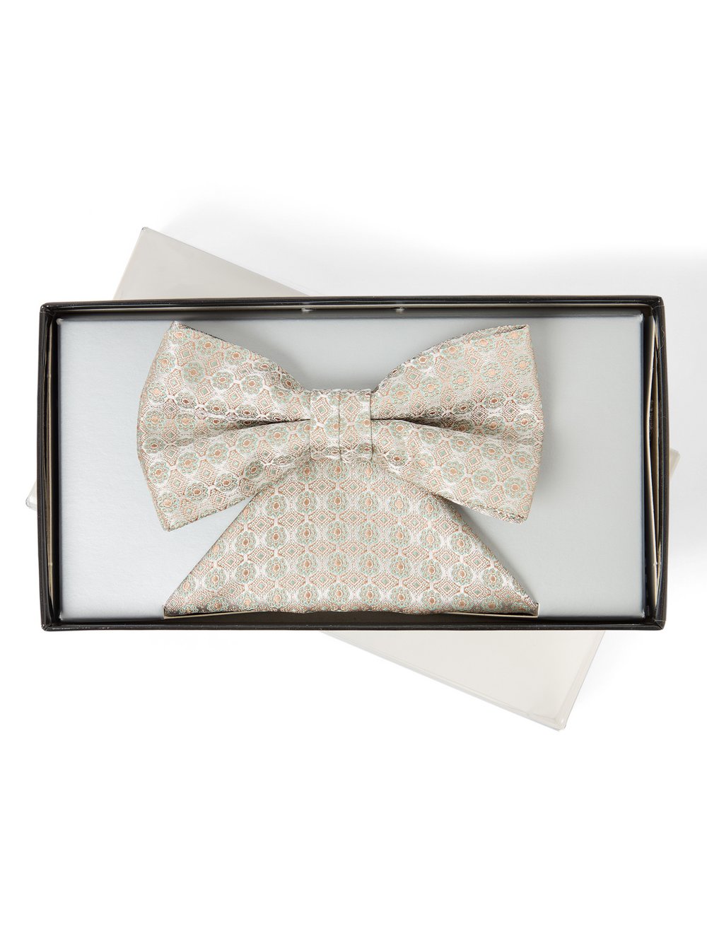 Wilvorst Fliege und Einstecktuch Herren Regular Fit mehrfarbig gemustert, ONE SIZE