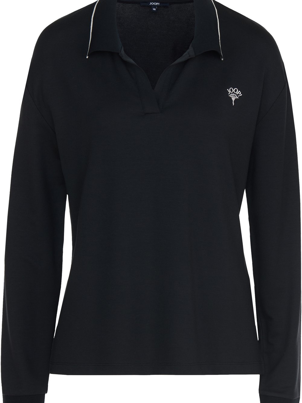 Thumbnail - JOOP! Poloshirt  Damen Jersey schwarz, 44