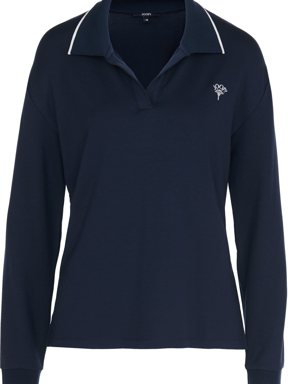 JOOP! Poloshirt  Damen Jersey blau, 44