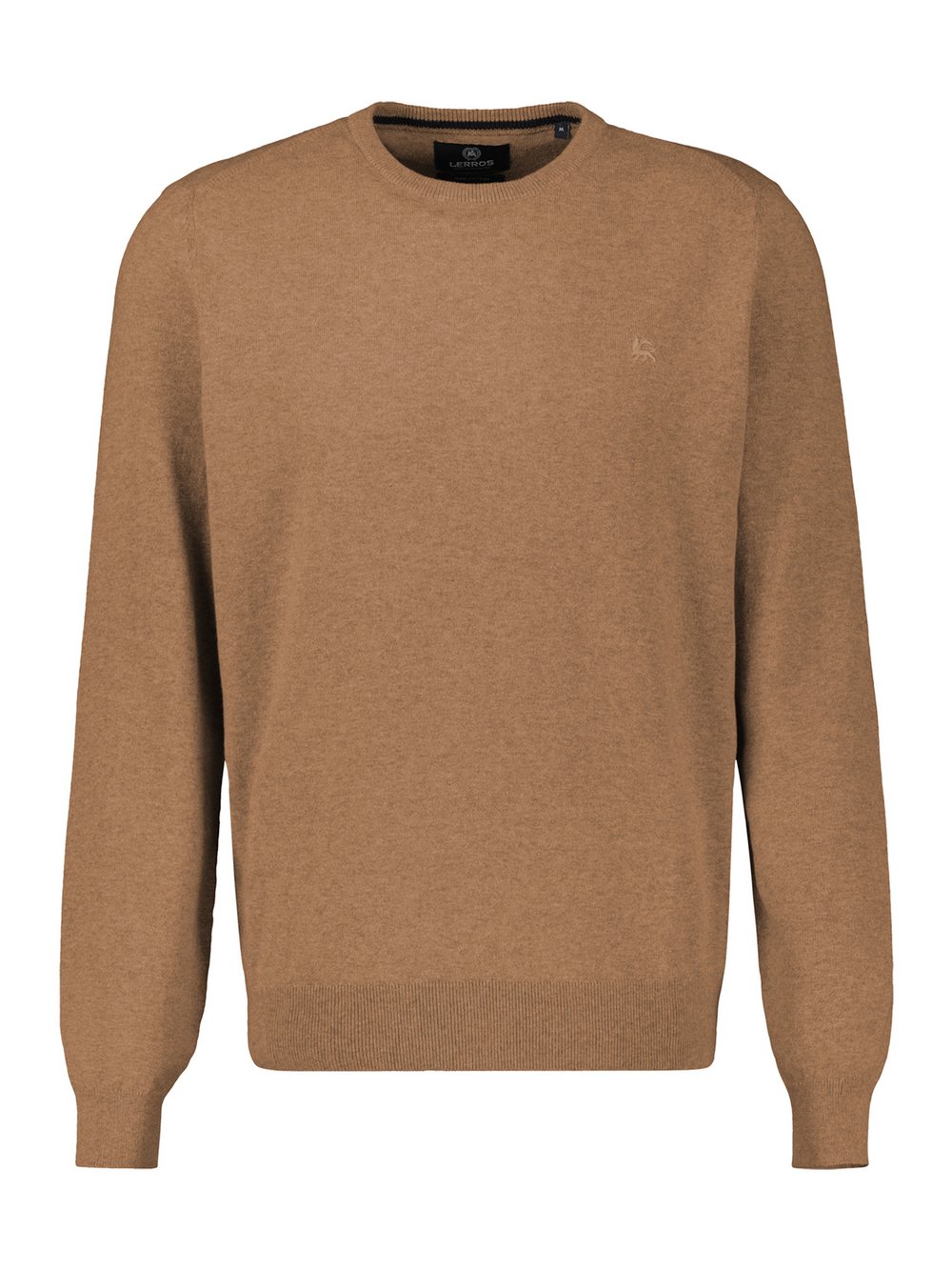 LERROS Strickpullover Herren Baumwolle braun, XXXL