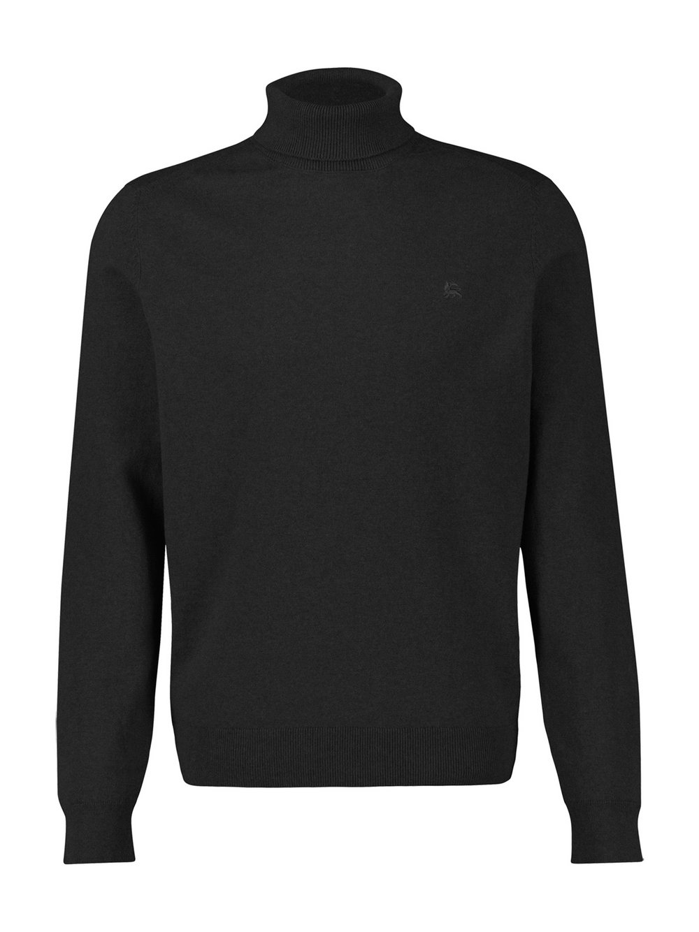 LERROS Rollkragenpullover Herren Baumwolle schwarz, XXXL