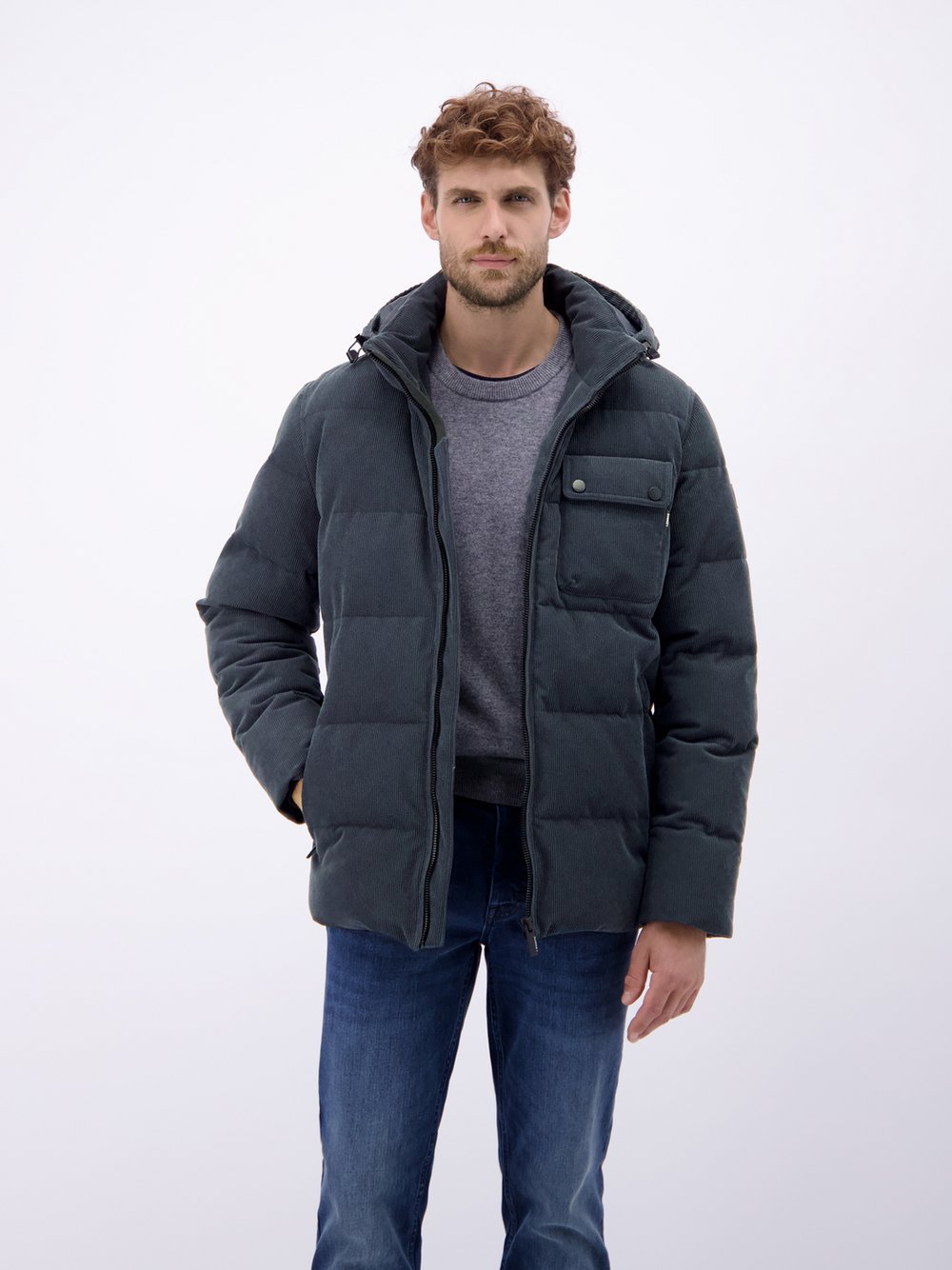 Thumbnail - LERROS Winterjacke Herren blau, L