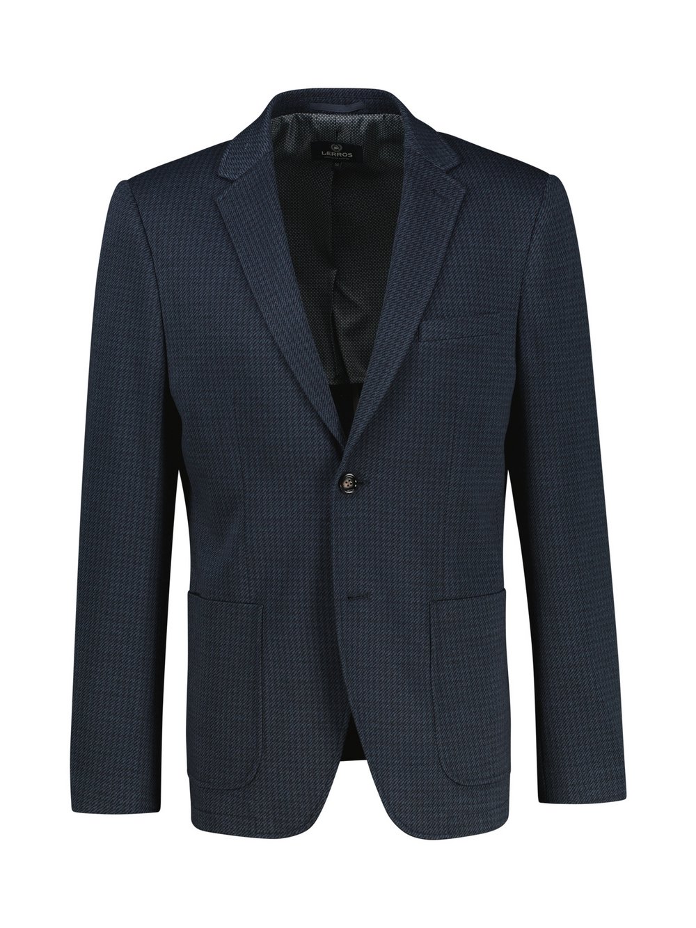 LERROS Sakko Herren Regular Fit blau kariert, 62