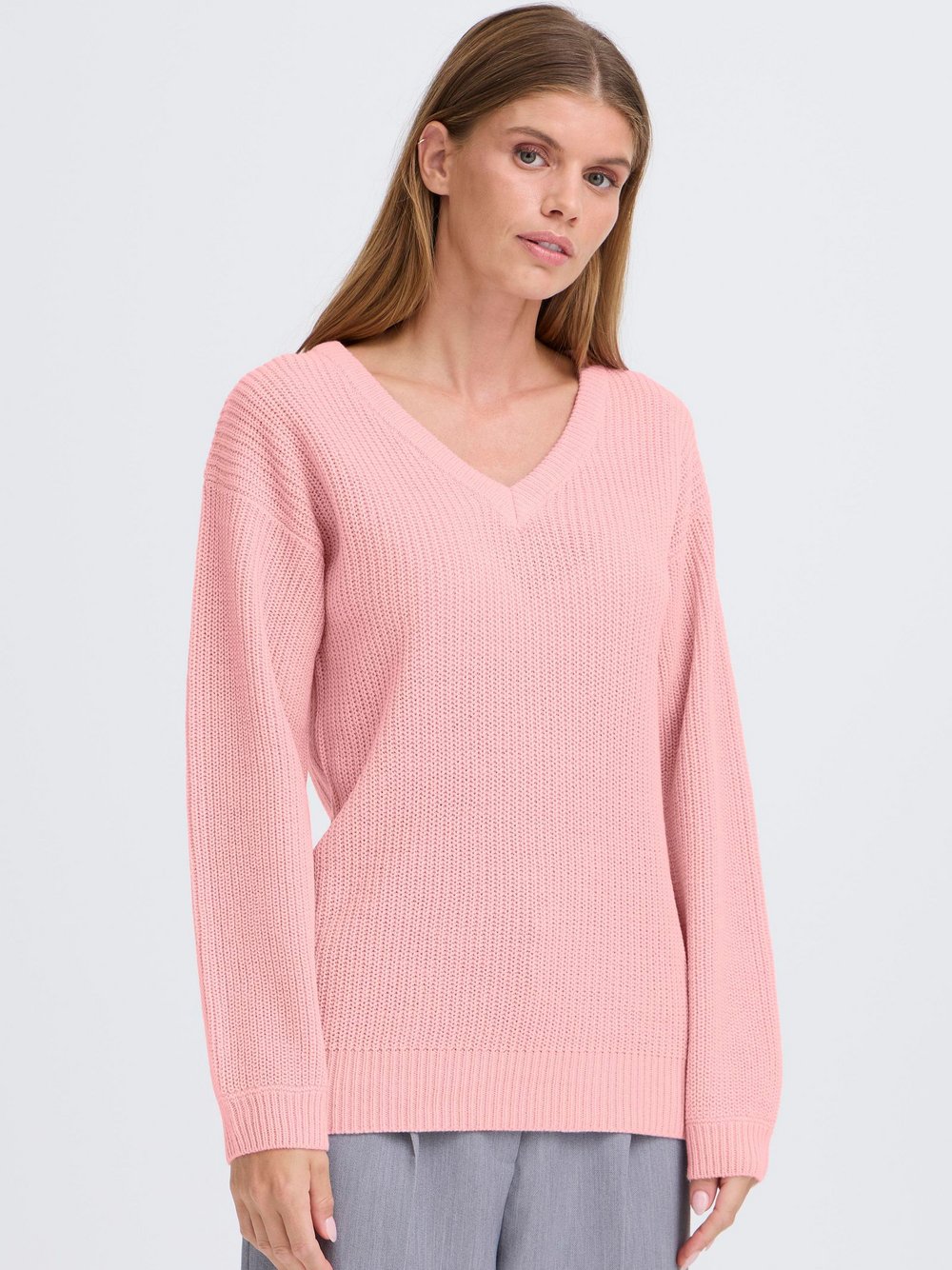Thumbnail - OXMO Strickpullover Damen rosa, L