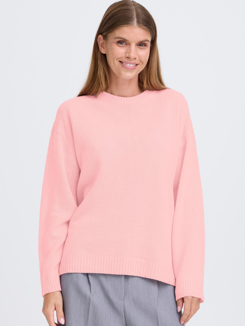 OXMO Strickpullover Damen rosa, XXL