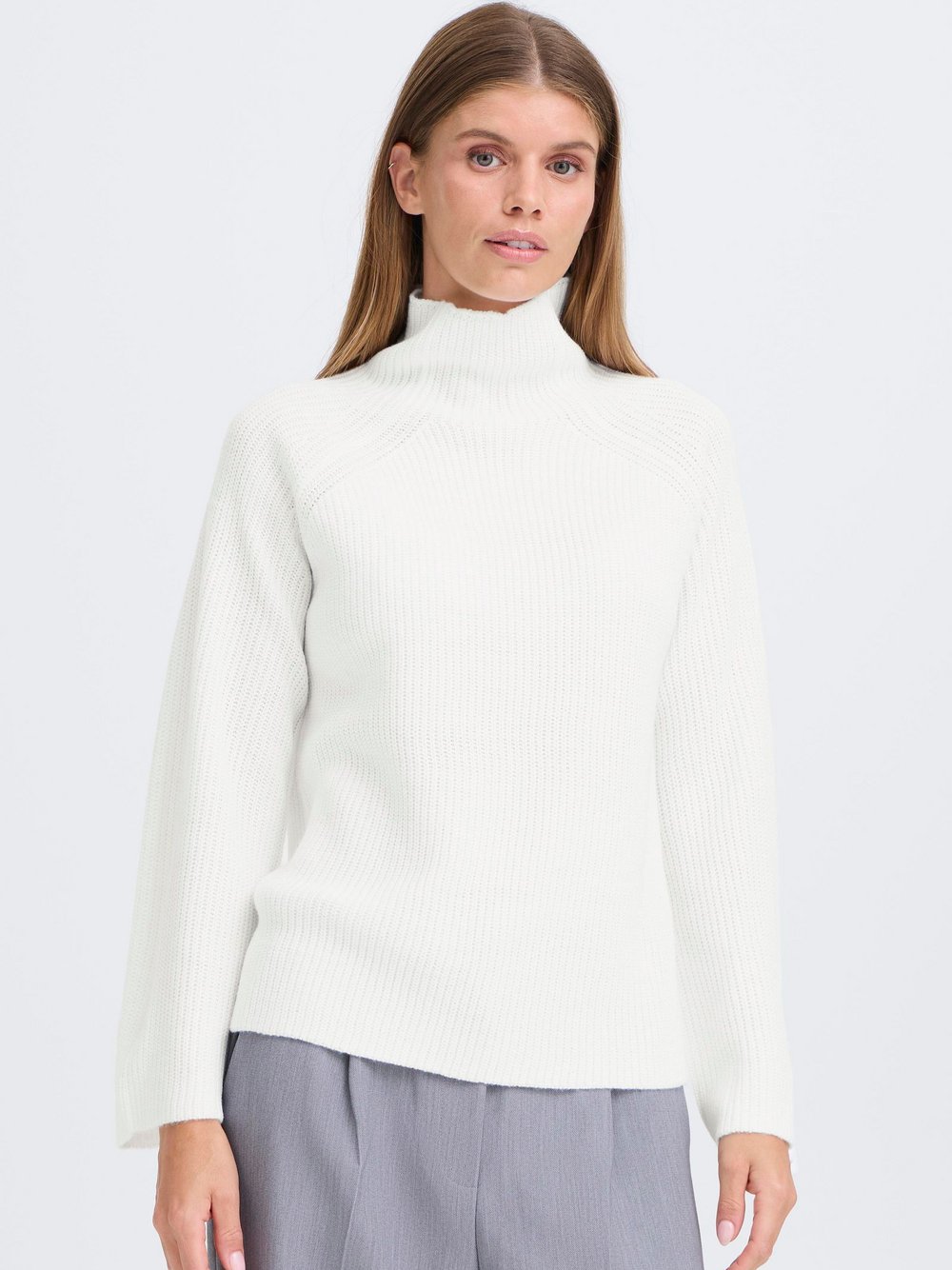 Thumbnail - OXMO Strickpullover Damen weiß, XS