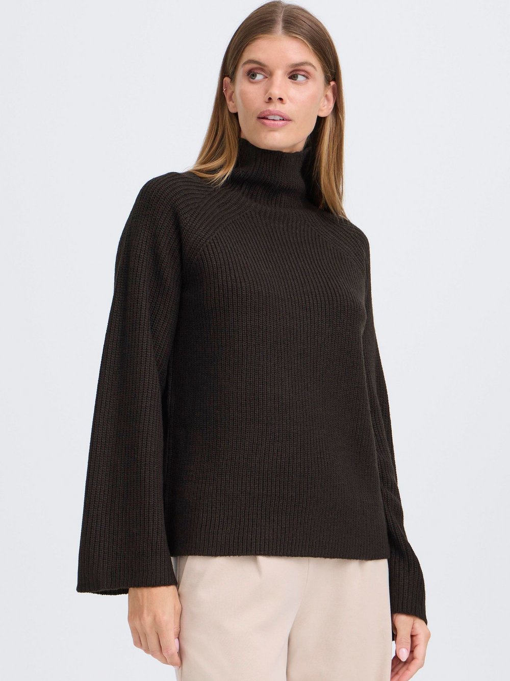 Thumbnail - OXMO Strickpullover Damen schwarz, XS